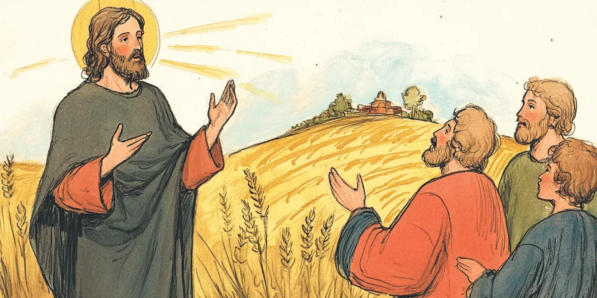 Estudo Bíblico Indutivo: Jesus fala sobre a colheita espiritual (João 4:27-38)