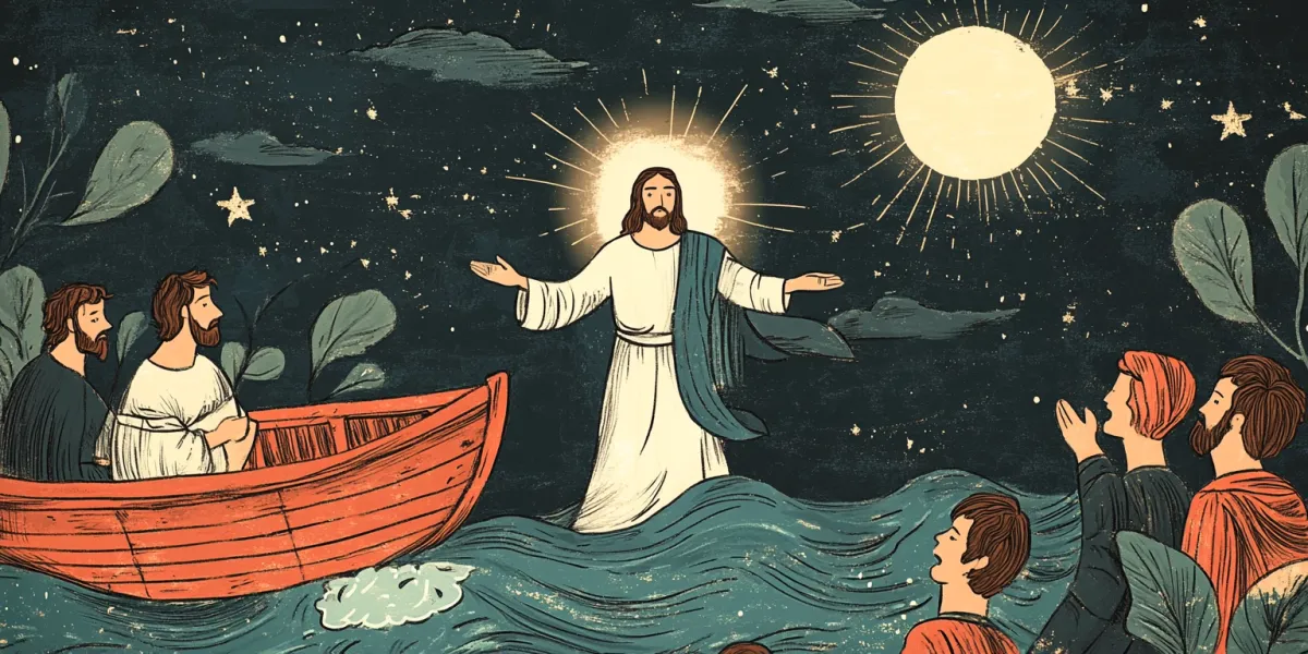 Estudo Bíblico Indutivo: Jesus caminha sobre as águas (João 6:16-21)