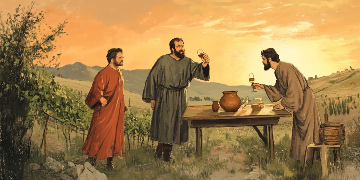 Como a ingestão de vinho por Noé impactou seus filhos?