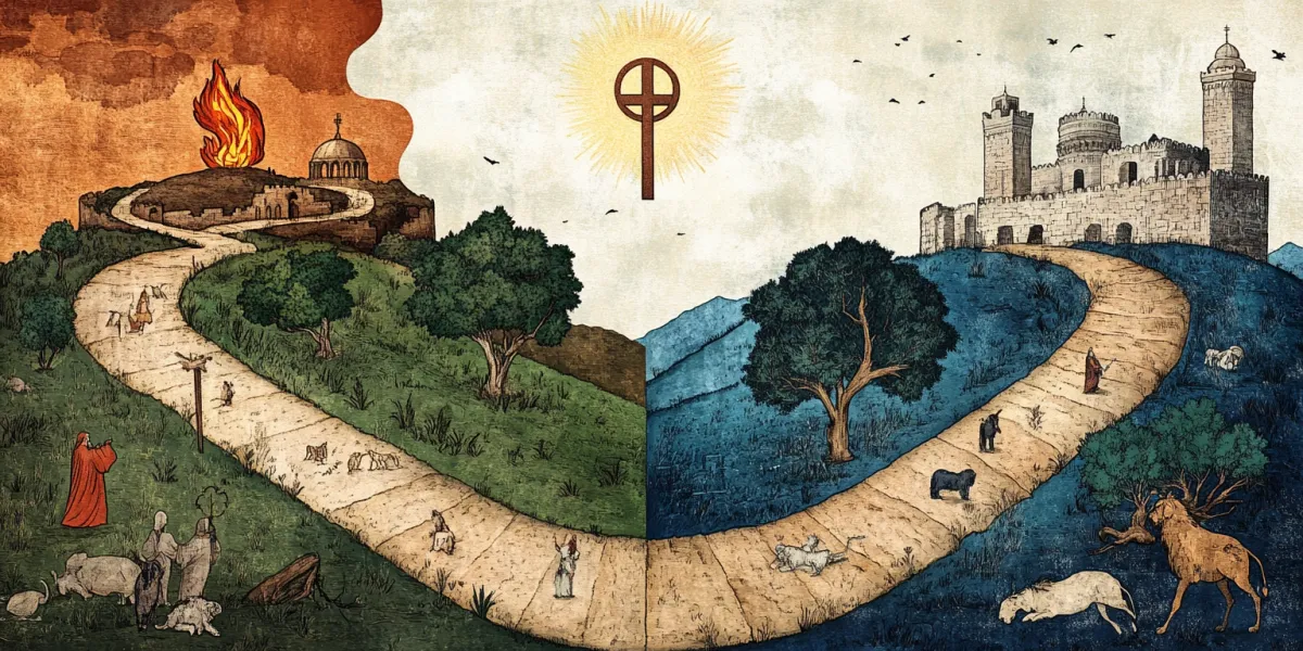 Quais três caminhos ligam o Antigo Testamento a Cristo?