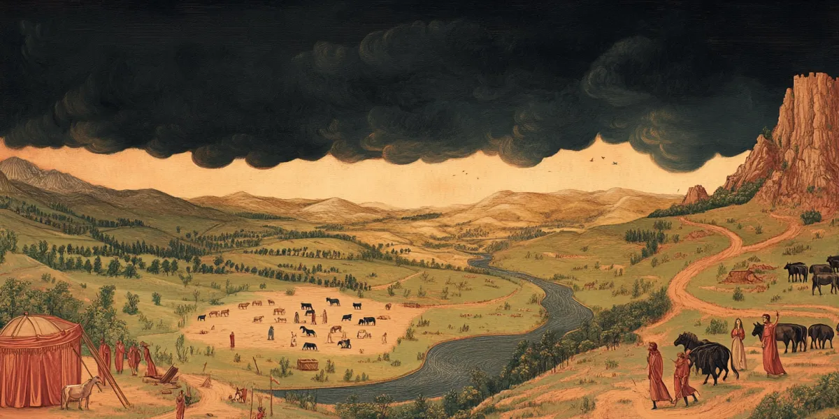 Quais foram as consequências da inveja filisteia sobre Isaque?