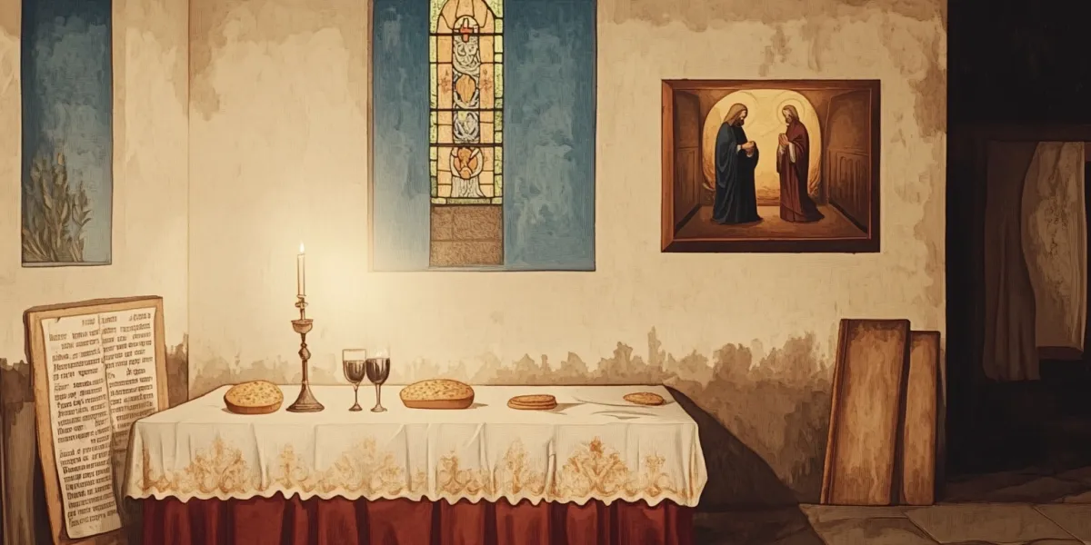 Qual a concepção luterana da presença de Cristo na Ceia?