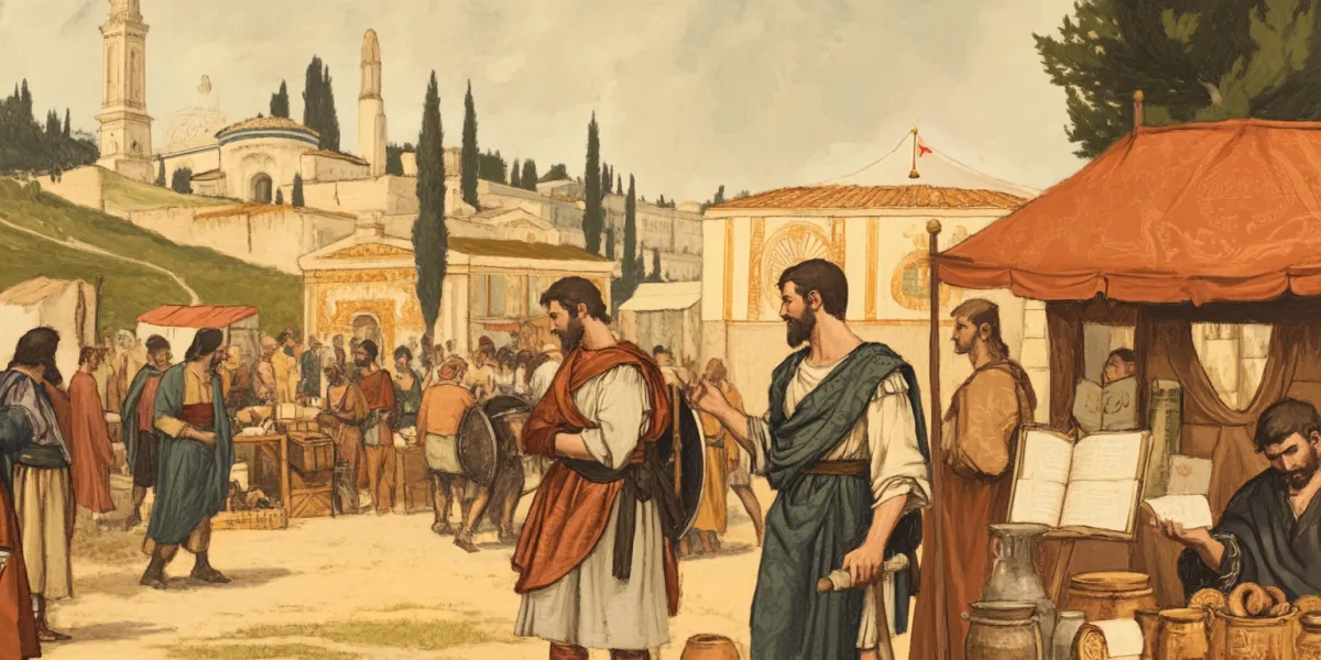 De que maneiras as estruturas políticas e sociais do Império Romano influenciaram a Palestina no século I?