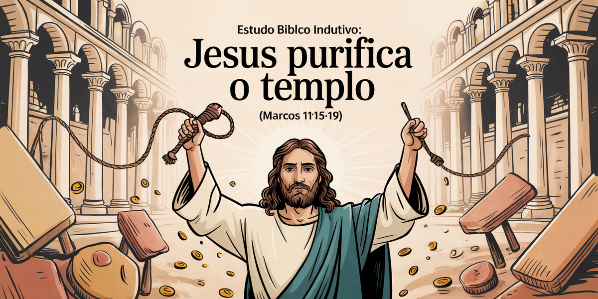 Estudo Bíblico Indutivo: Jesus Purifica o Templo (Marcos 11:15-19)