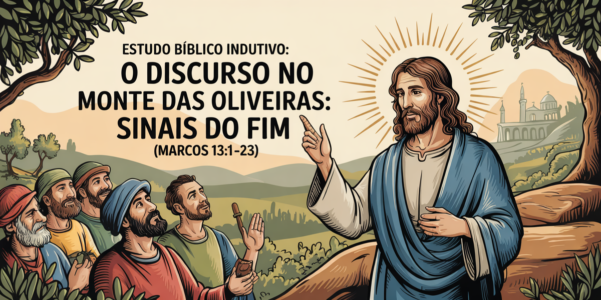 Estudo Bíblico Indutivo: O Discurso no Monte das Oliveiras: Sinais do Fim (Marcos 13:1-23)