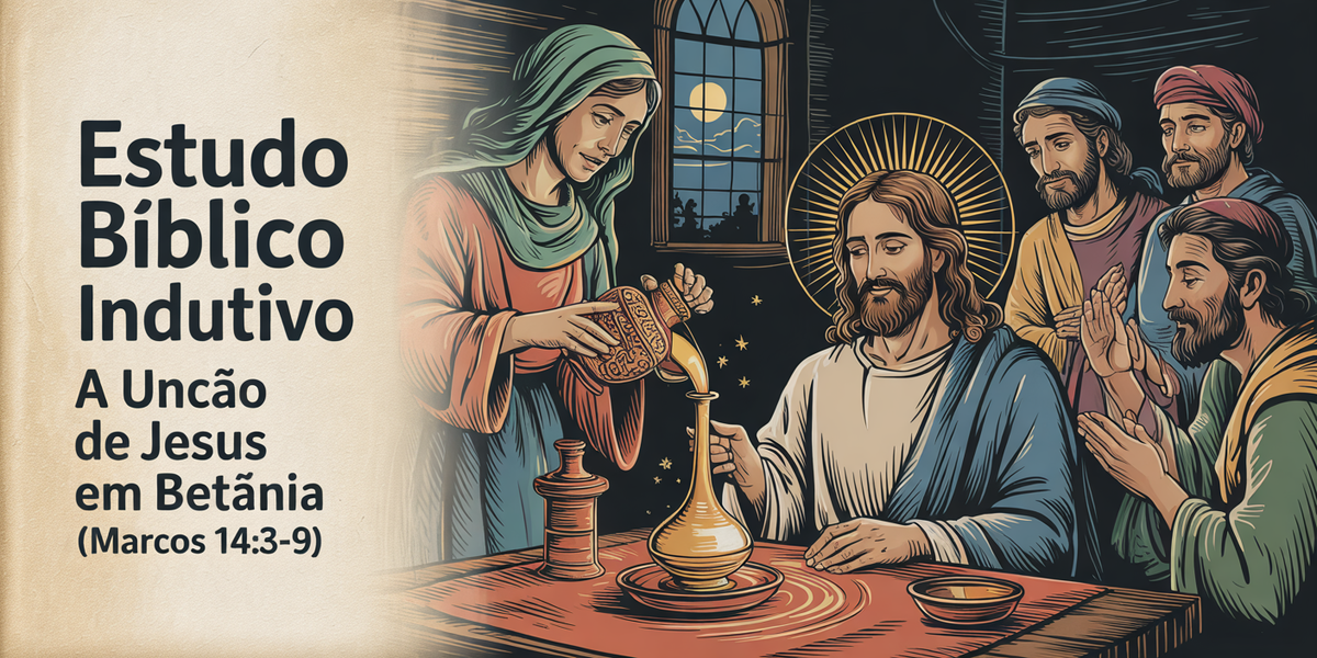 Estudo Bíblico Indutivo: A Unção de Jesus em Betânia (Marcos 14:3-9)