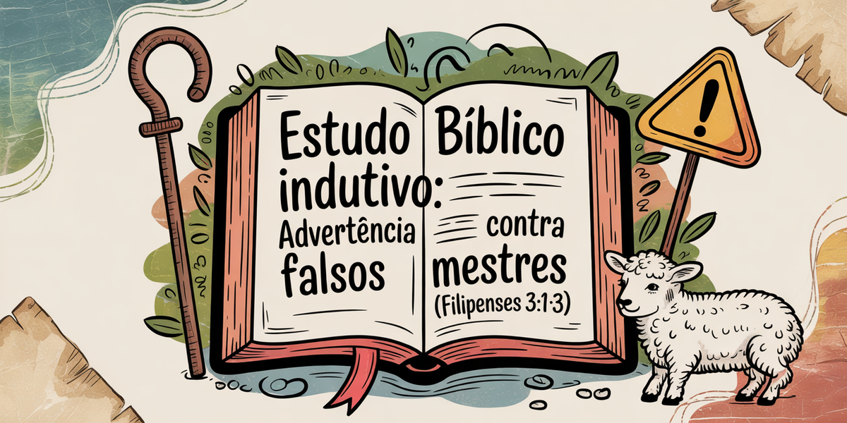 Estudo Bíblico Indutivo: Advertência contra Falsos Mestres (Filipenses 3:1-3)