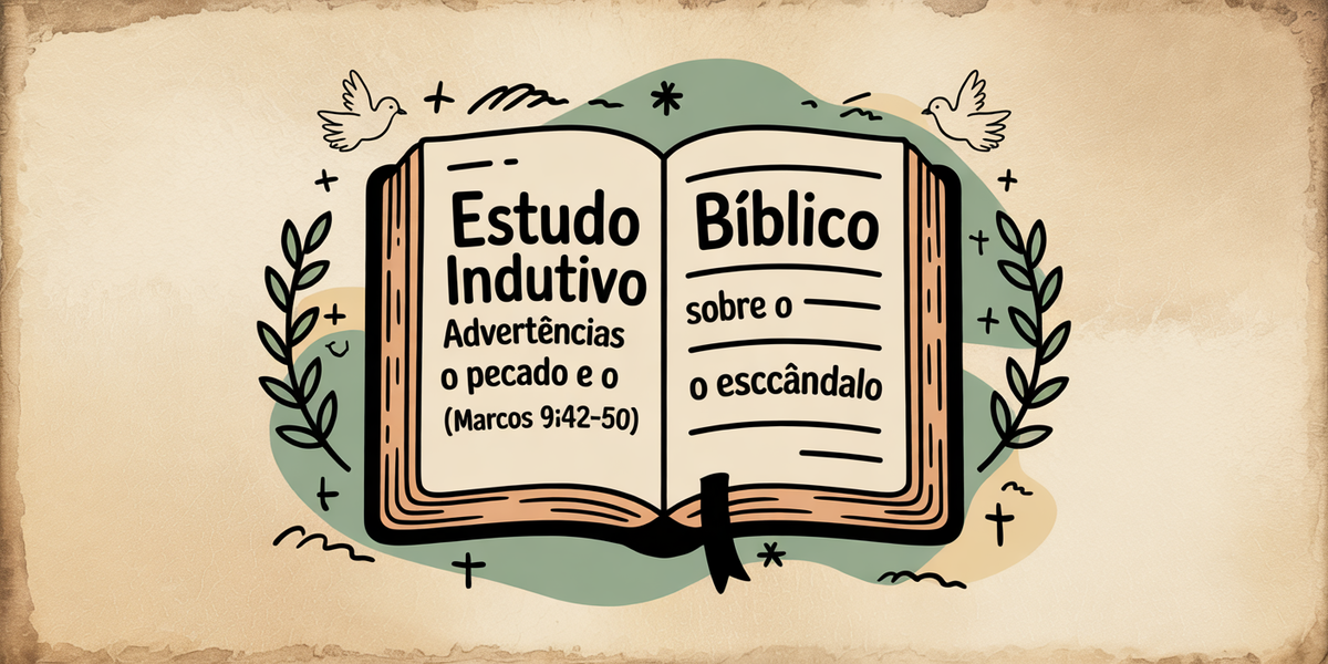 Estudo Bíblico Indutivo: Advertências Sobre o Pecado e o Escândalo (Marcos 9:42-50)