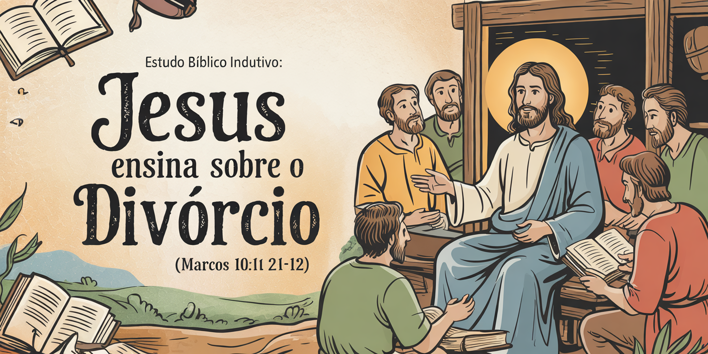 Estudo Bíblico Indutivo: Jesus Ensina Sobre o Divórcio (Marcos 10:1-12)