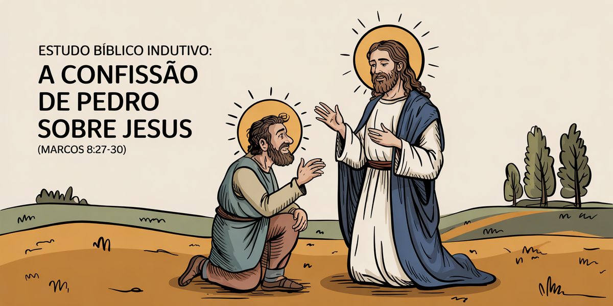 Estudo Bíblico Indutivo: A Confissão de Pedro Sobre Jesus (Marcos 8:27-30)