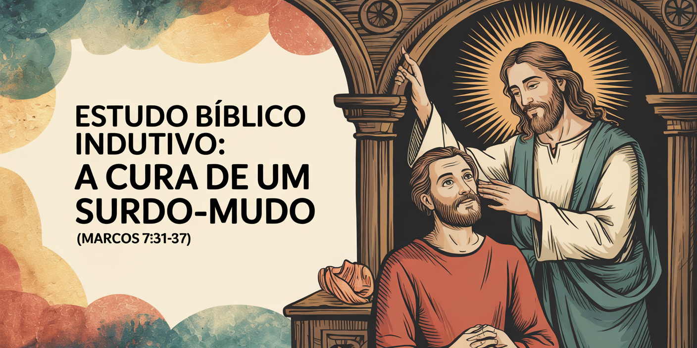 Estudo Bíblico Indutivo: A Cura de um Surdo-Mudo (Marcos 7:31-37)