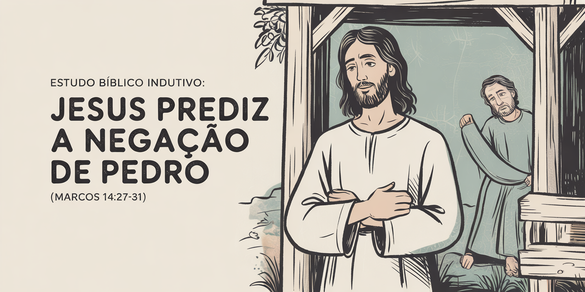 Estudo Bíblico Indutivo: Jesus Prediz a Negação de Pedro (Marcos 14:27-31)