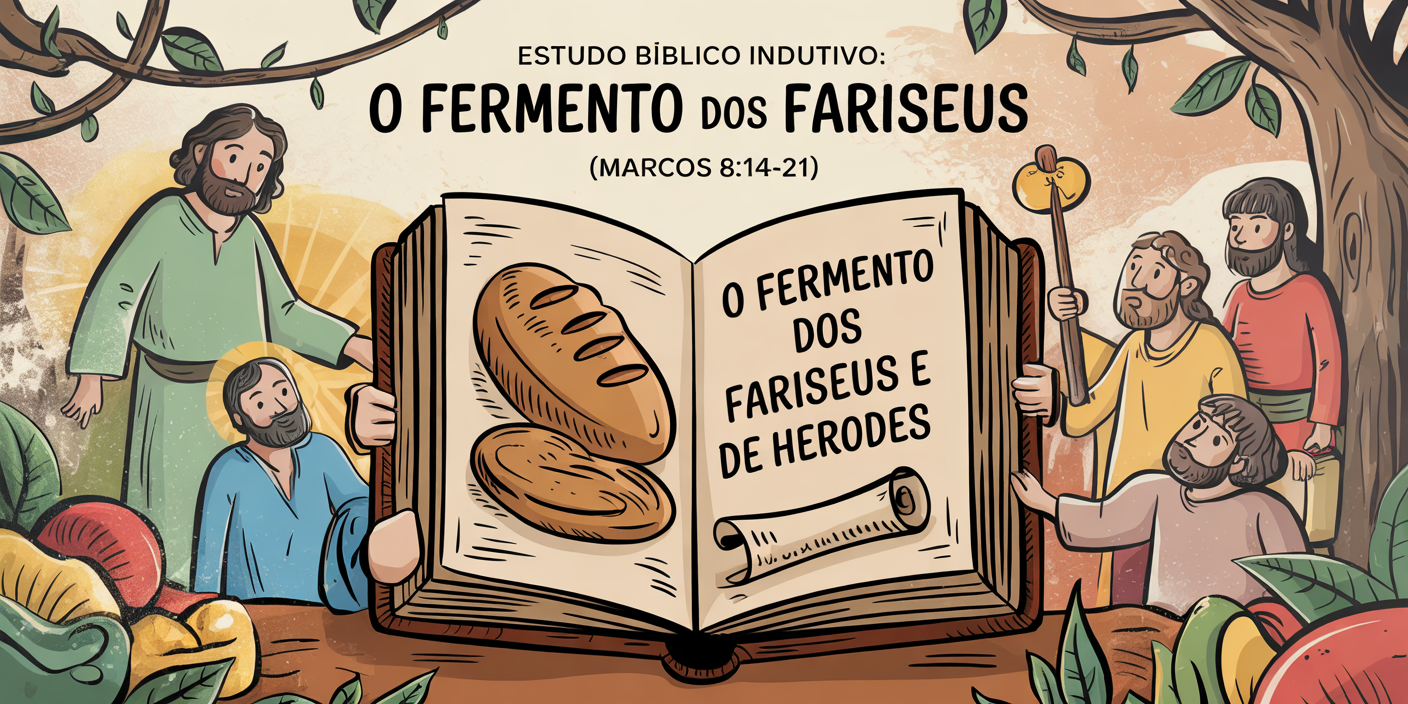 Estudo Bíblico Indutivo: O Fermento dos Fariseus e de Herodes (Marcos 8:14-21)