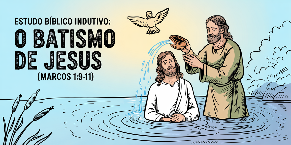 Estudo Bíblico Indutivo: O Batismo de Jesus (Marcos 1:9-11)