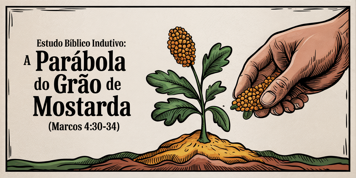 Estudo Bíblico Indutivo: A Parábola do Grão de Mostarda (Marcos 4:30-34)