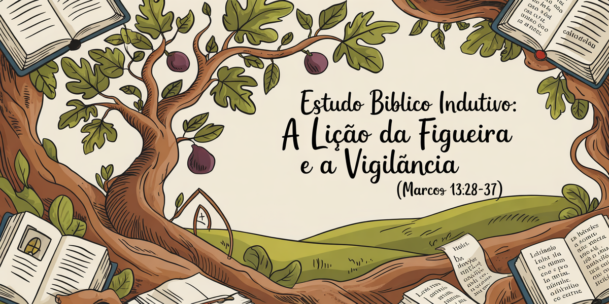 Estudo Bíblico Indutivo: A Lição da Figueira e a Vigilância (Marcos 13:28-37)