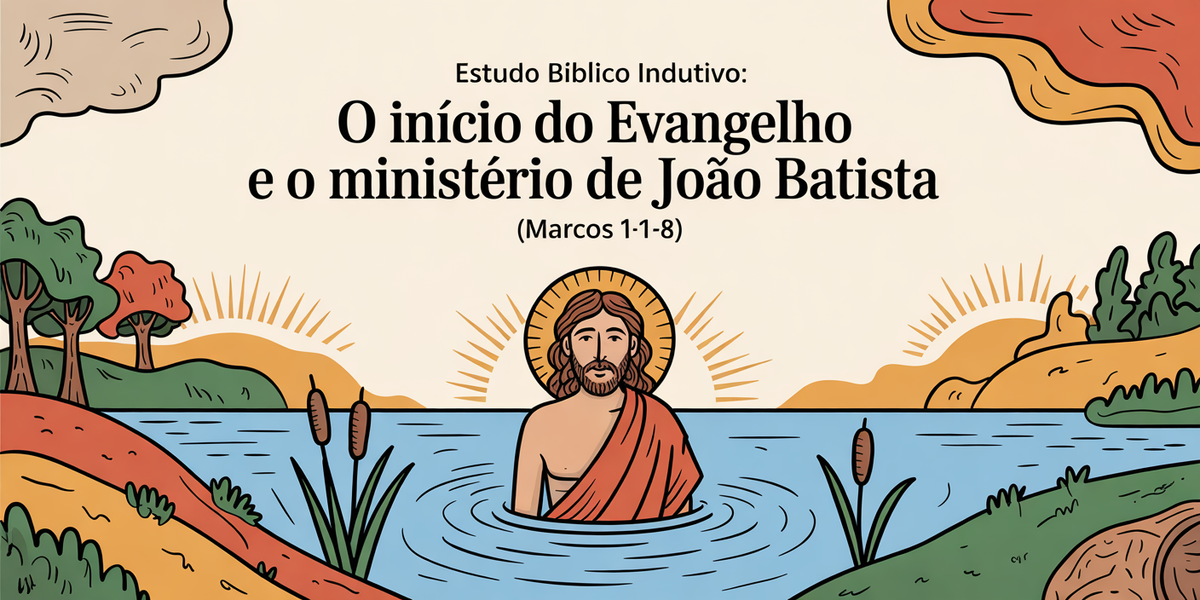 Estudo Bíblico Indutivo: O Início do Evangelho e o Ministério de João Batista (Marcos 1:1-8)