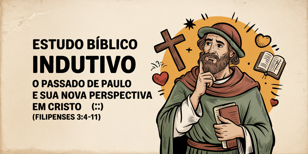 Estudo Bíblico Indutivo: O Passado de Paulo e sua Nova Perspectiva em Cristo (Filipenses 3:4-11)