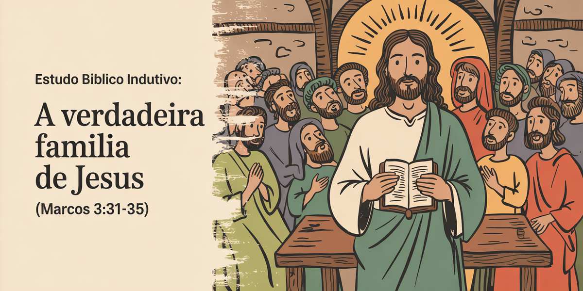 Estudo Bíblico Indutivo: A Verdadeira Família de Jesus (Marcos 3:31-35)