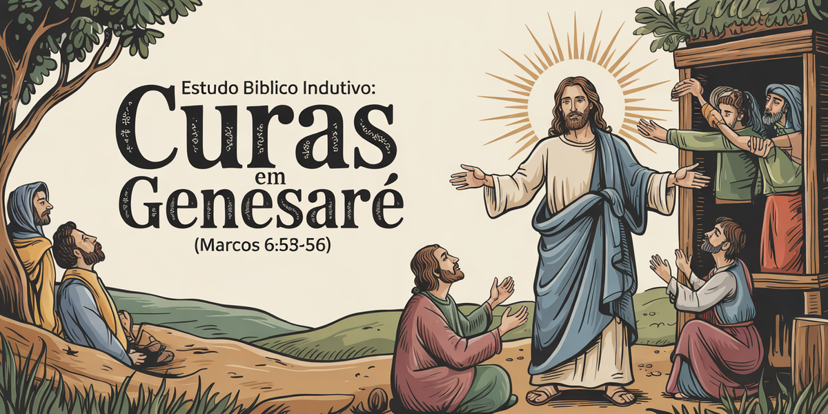 Estudo Bíblico Indutivo: Curas em Genesaré (Marcos 6:53-56)