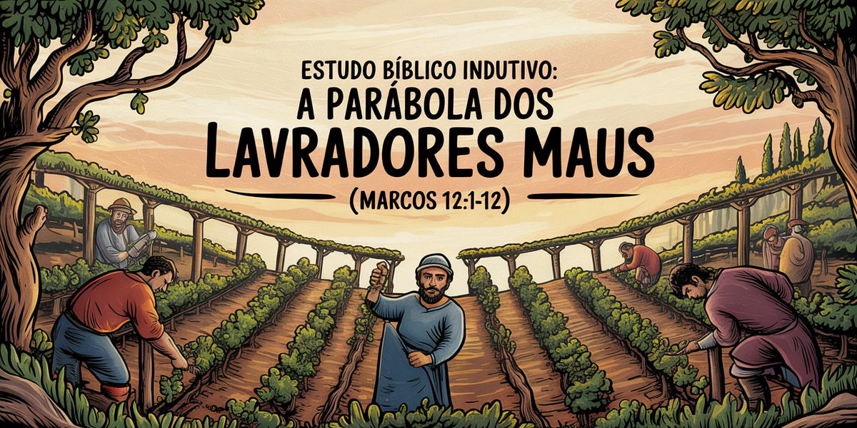 Estudo Bíblico Indutivo: A Parábola dos Lavradores Maus (Marcos 12:1-12)