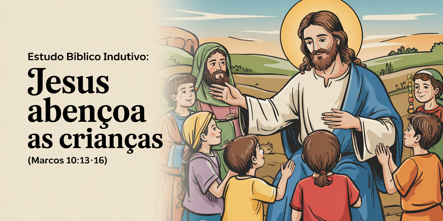 Estudo Bíblico Indutivo: Jesus Abençoa as Crianças (Marcos 10:13-16)