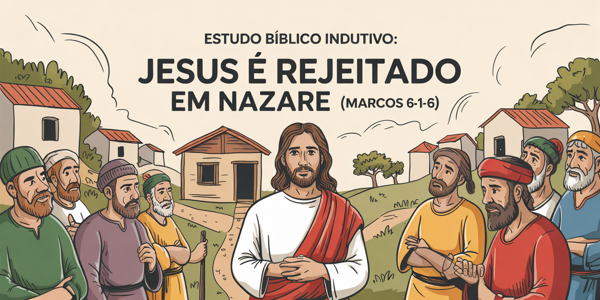 Estudo Bíblico Indutivo: Jesus é Rejeitado em Nazaré (Marcos 6:1-6)