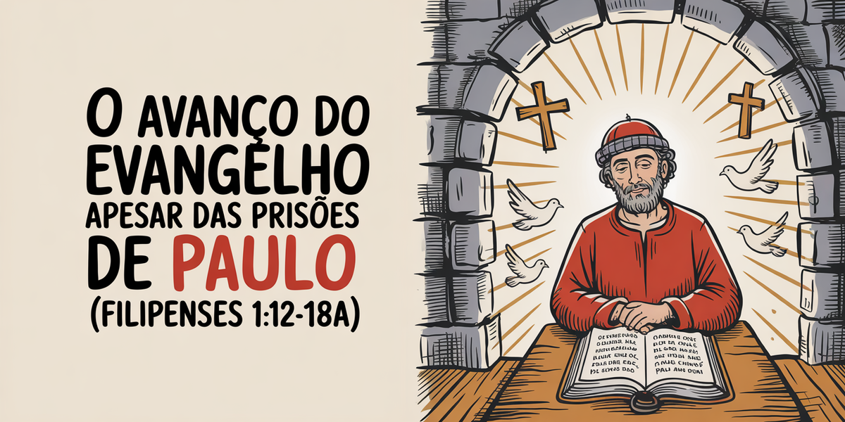 Estudo Bíblico Indutivo: O Avanço do Evangelho Apesar das Prisões de Paulo (Filipenses 1:12-18a)