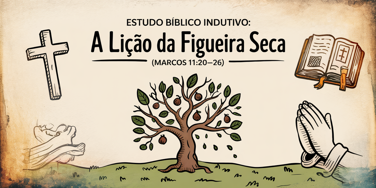Estudo Bíblico Indutivo: A Lição da Figueira Seca (Marcos 11:20-26)