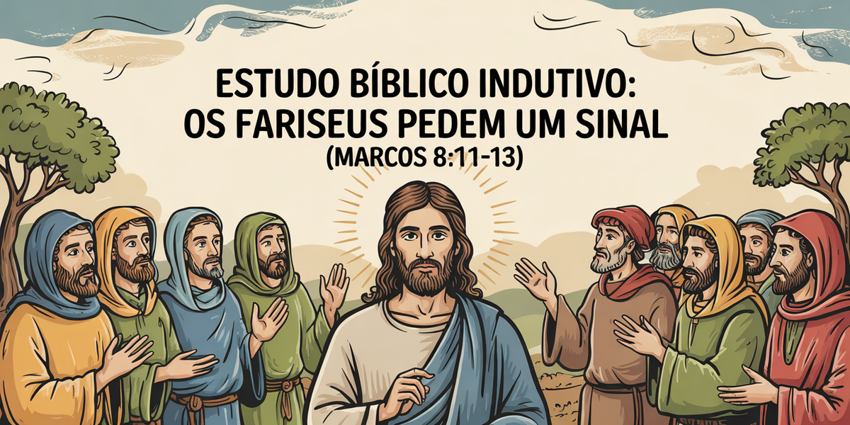 Estudo Bíblico Indutivo: Os Fariseus Pedem um Sinal (Marcos 8:11-13)
