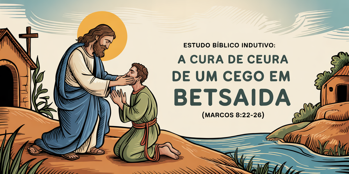 Estudo Bíblico Indutivo: A Cura de um Cego em Betsaida (Marcos 8:22-26)
