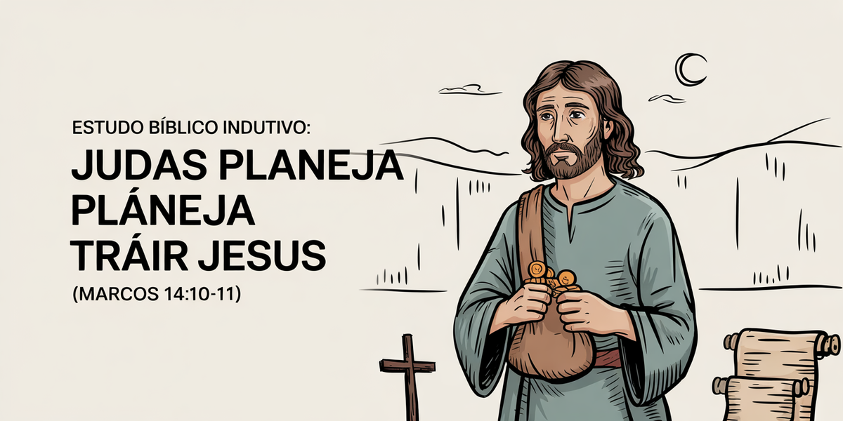 Estudo Bíblico Indutivo: Judas Planeja Trair Jesus (Marcos 14:10-11)