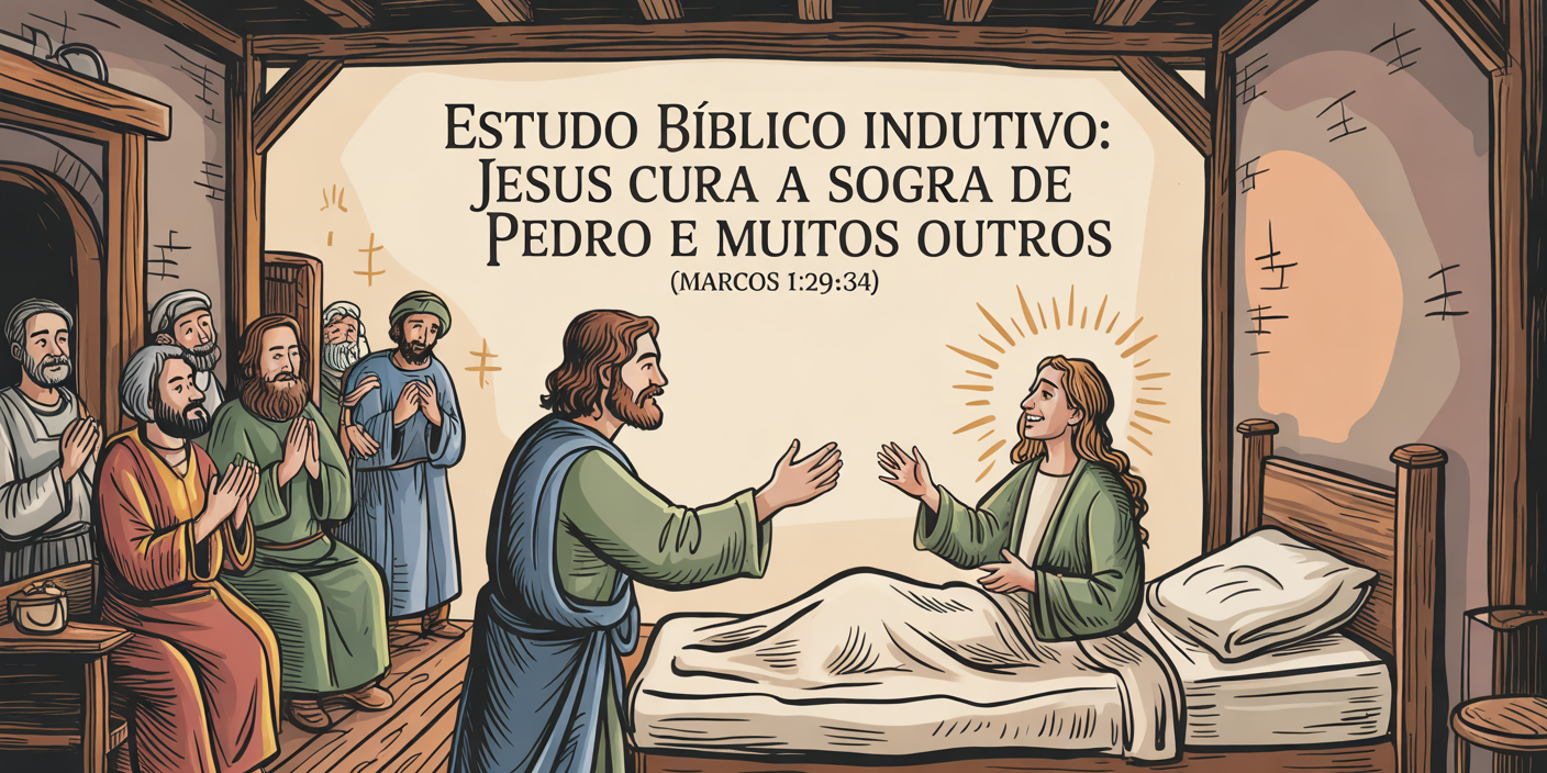 Estudo Bíblico Indutivo: Jesus Cura a Sogra de Pedro e Muitos Outros (Marcos 1:29-34)