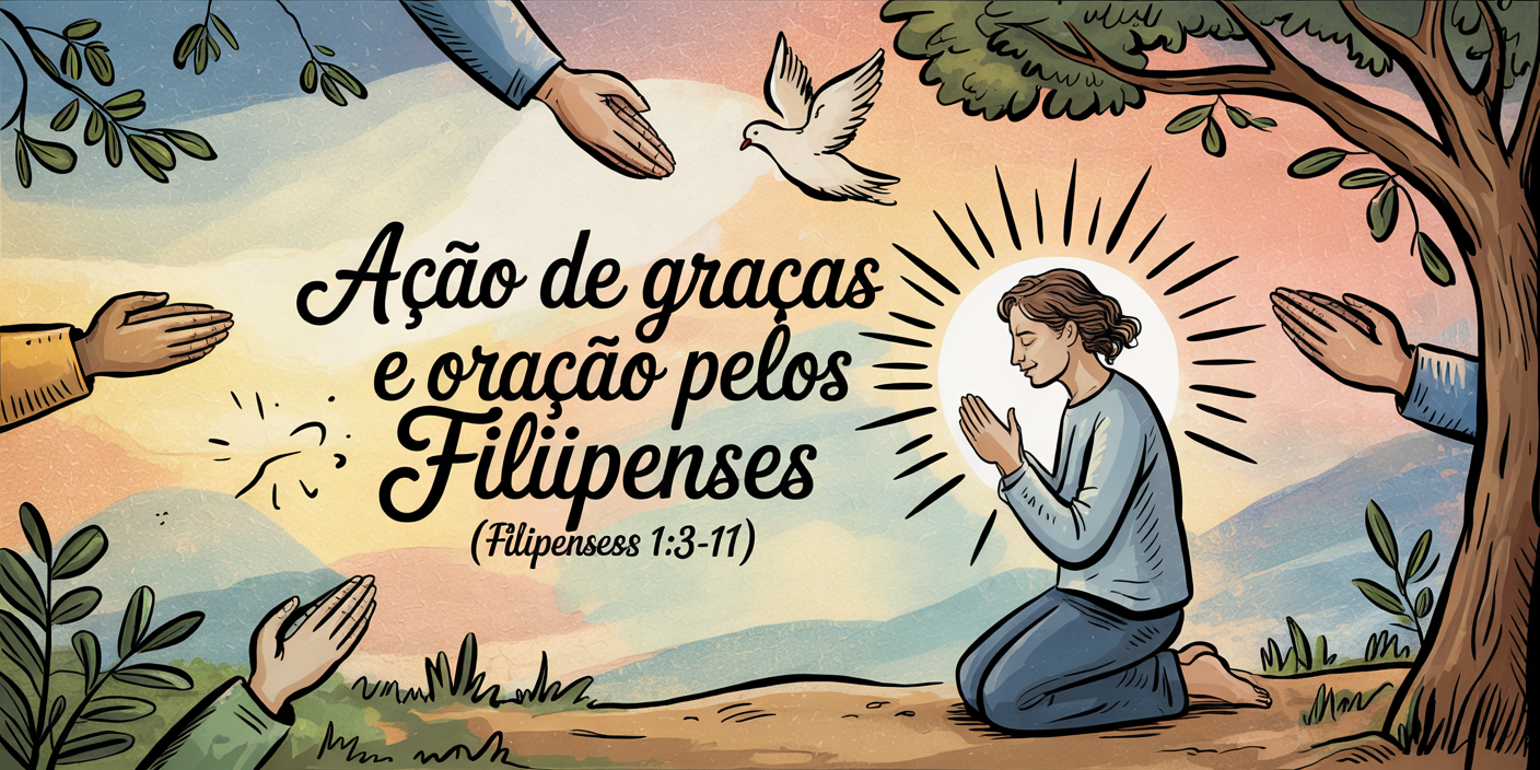Estudo Bíblico Indutivo: Ação de Graças e Oração pelos Filipenses (Filipenses 1:3-11)