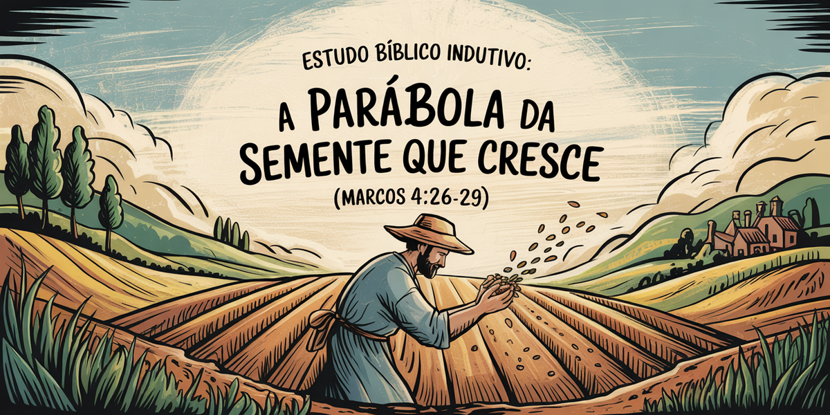 Estudo Bíblico Indutivo: A Parábola da Semente que Cresce (Marcos 4:26-29)