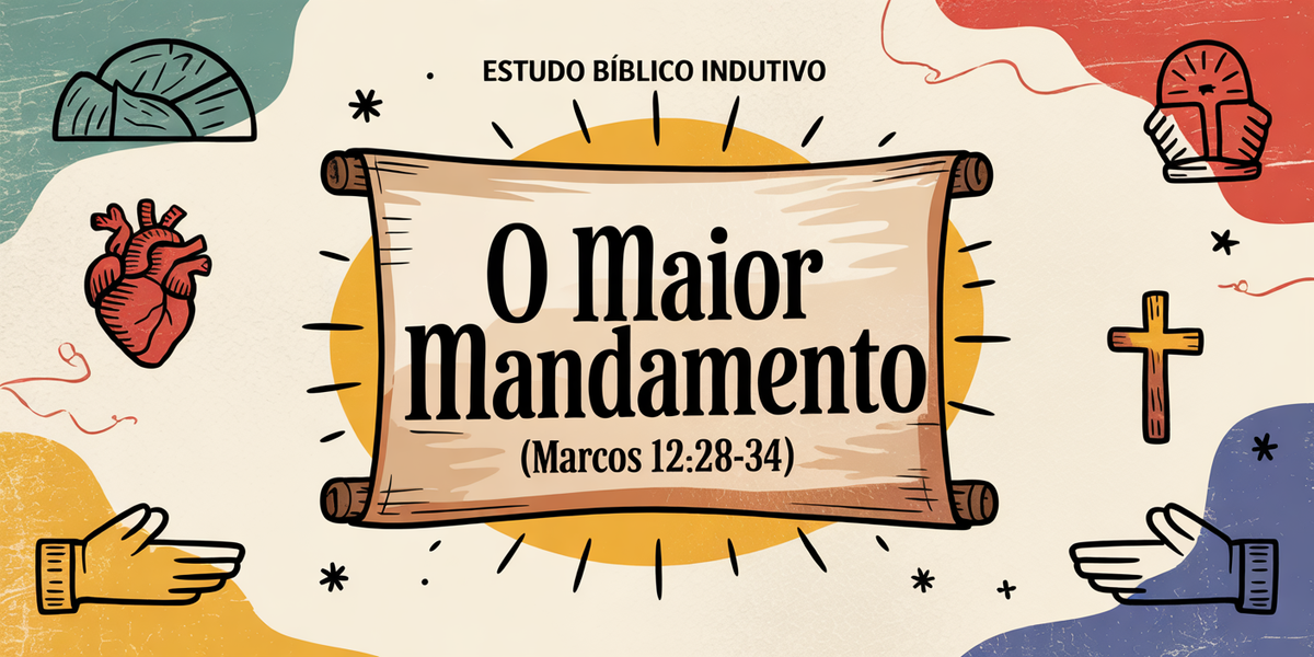 Estudo Bíblico Indutivo: O Maior Mandamento (Marcos 12:28-34)