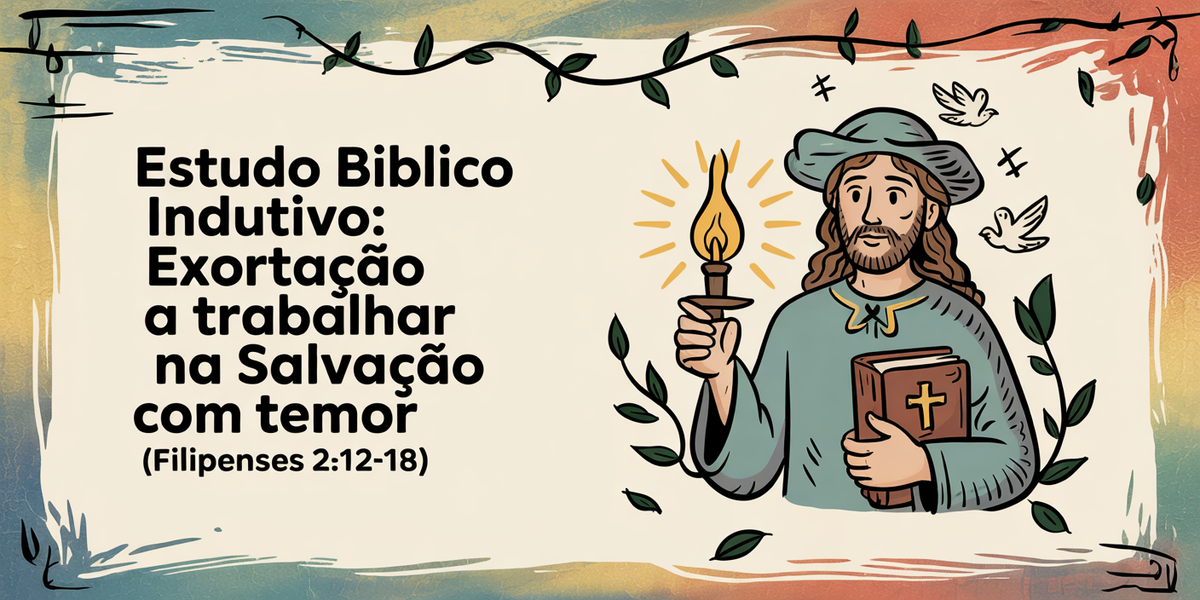 Estudo Bíblico Indutivo: Exortação a Trabalhar na Salvação com Temor (Filipenses 2:12-18)