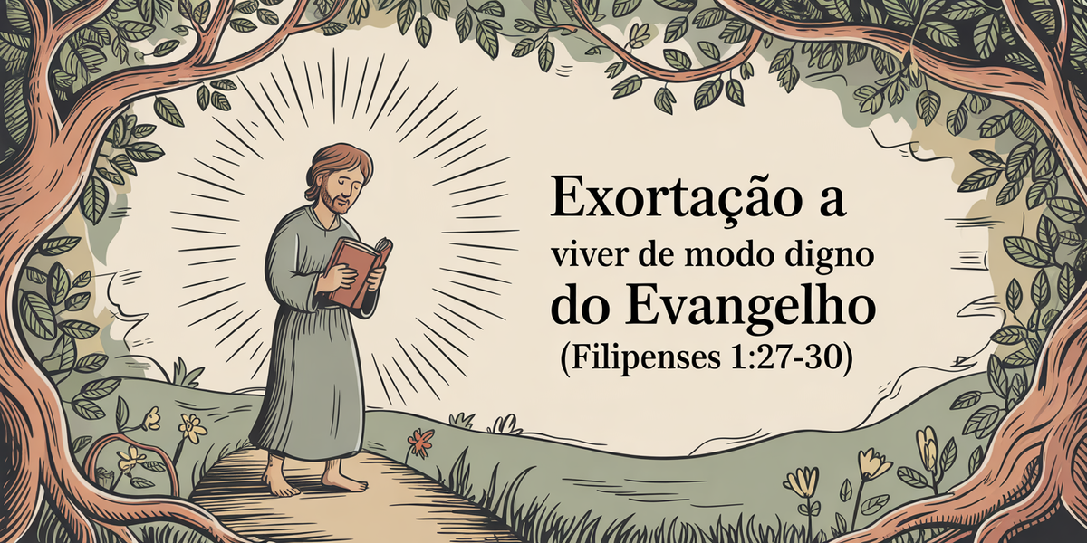 Estudo Bíblico Indutivo: Exortação a Viver de Modo Digno do Evangelho (Filipenses 1:27-30)