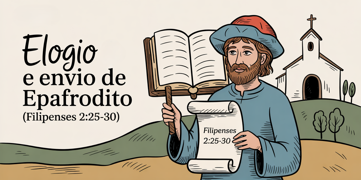 Estudo Bíblico Indutivo: Elogio e Envio de Epafrodito (Filipenses 2:25-30)