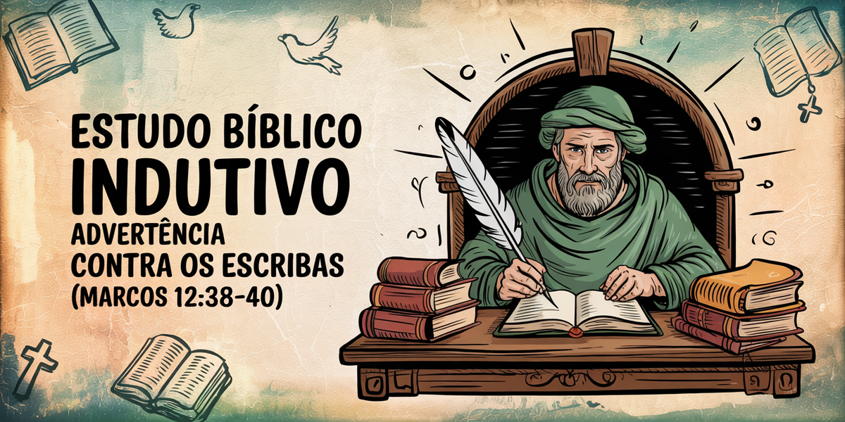 Estudo Bíblico Indutivo: Advertência contra os Escribas (Marcos 12:38-40)