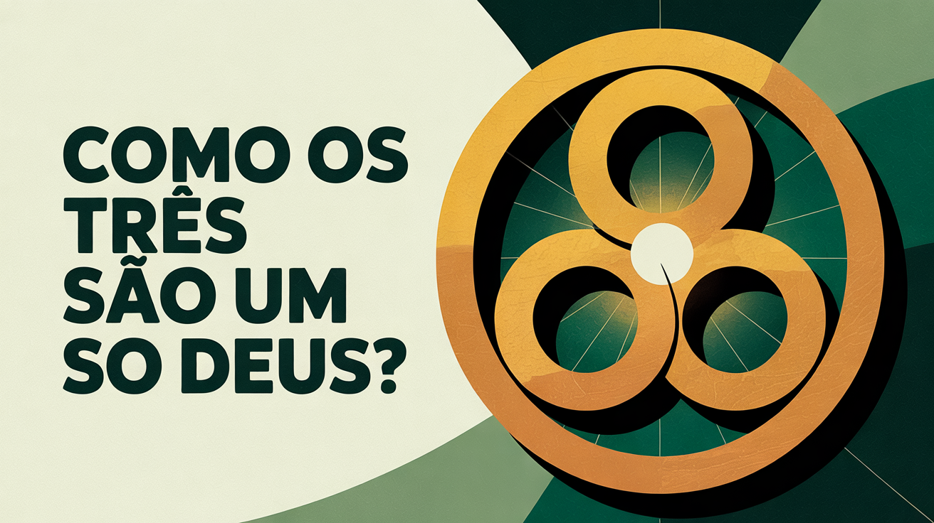 Como os três são um só Deus?