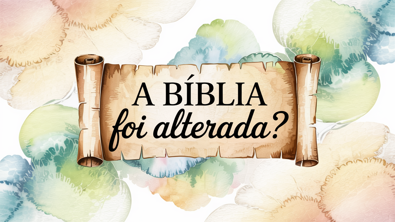 A Bíblia foi alterada?