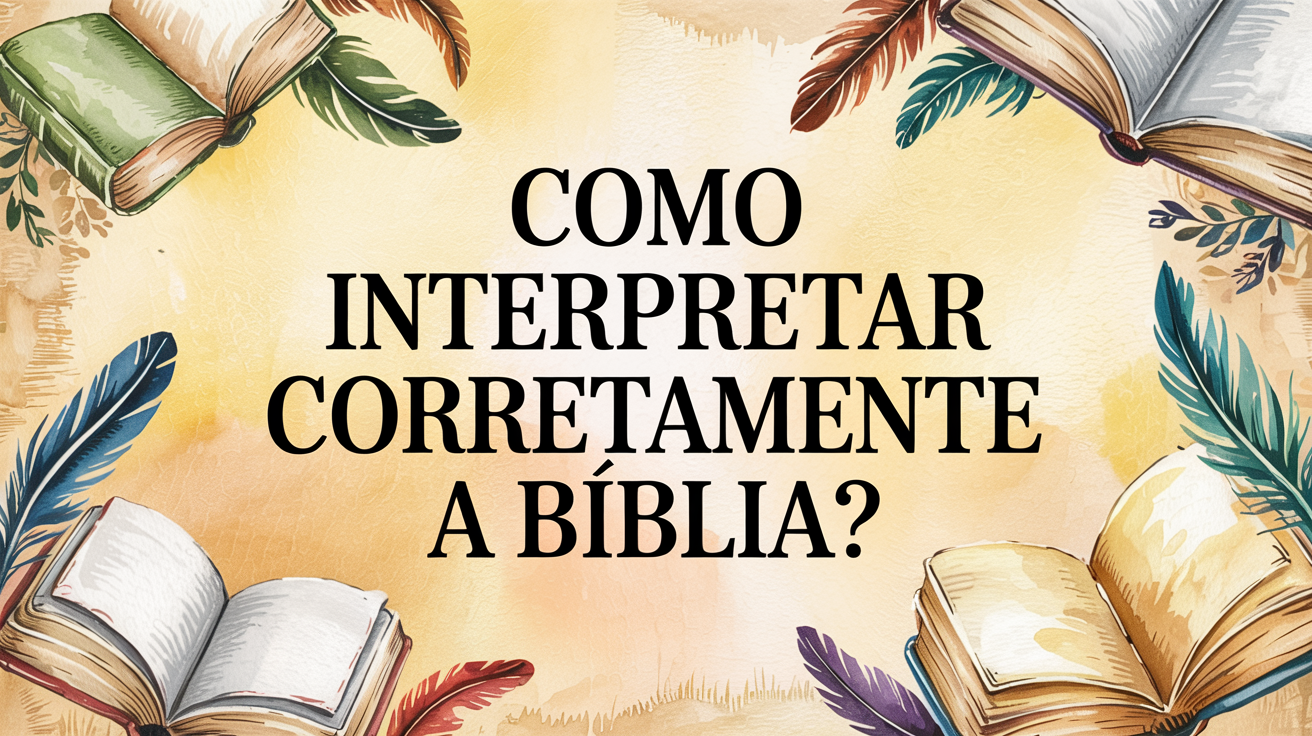 Como interpretar corretamente a Bíblia?
