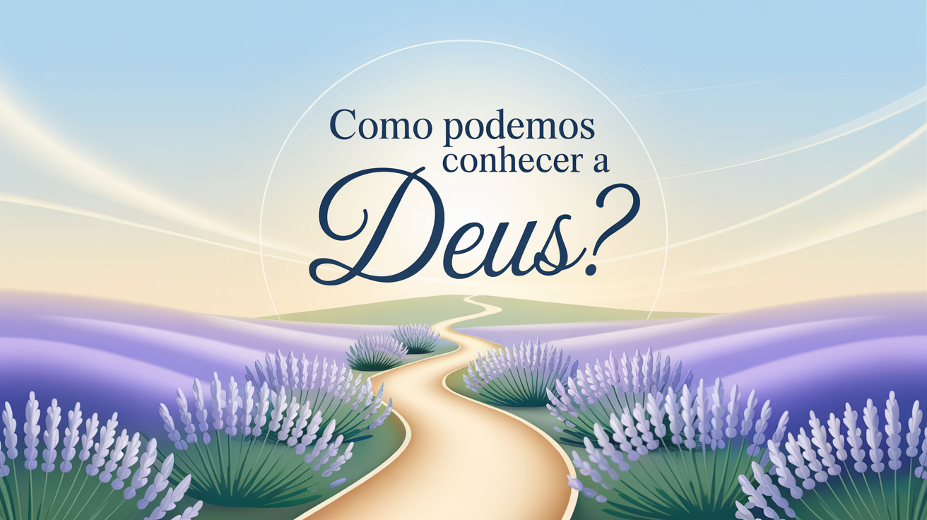 Como podemos conhecer a Deus?