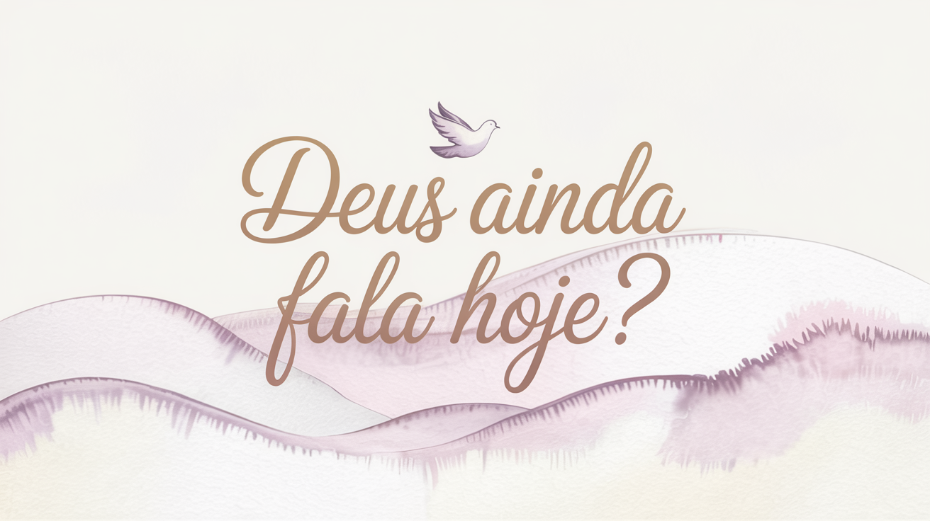 Deus ainda fala hoje?