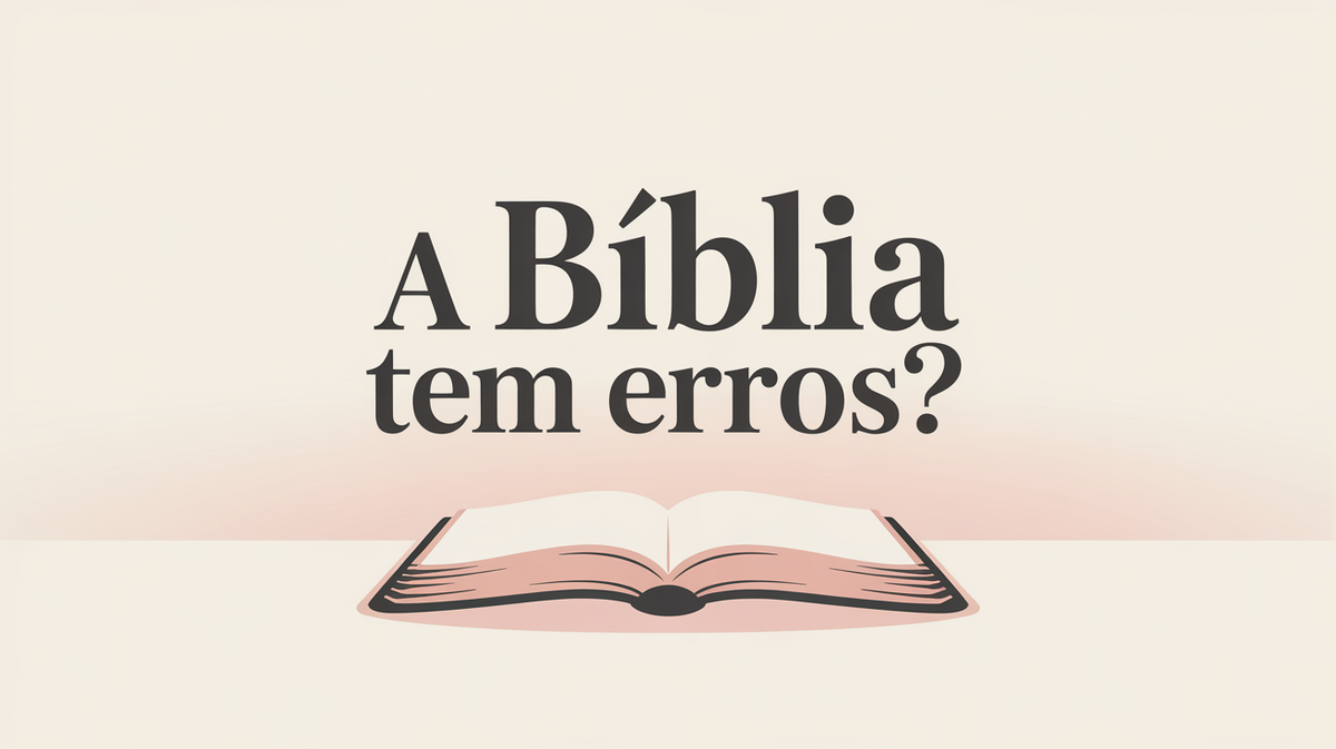 A Bíblia tem erros?