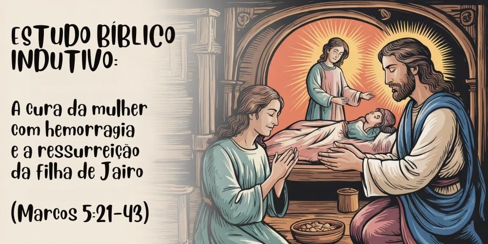 Estudo Bíblico Indutivo: A Cura da Mulher com Hemorragia e a Ressurreição da Filha de Jairo (Marcos 5:21-43)