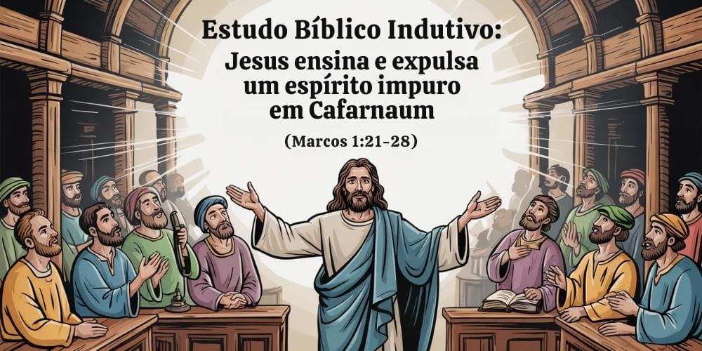 Estudo Bíblico Indutivo: Jesus Ensina e Expulsa um Espírito Impuro em Cafarnaum (Marcos 1:21-28)