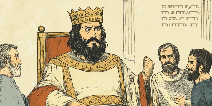 20250320 a regal portrait of king rehoboam of israel seate u2