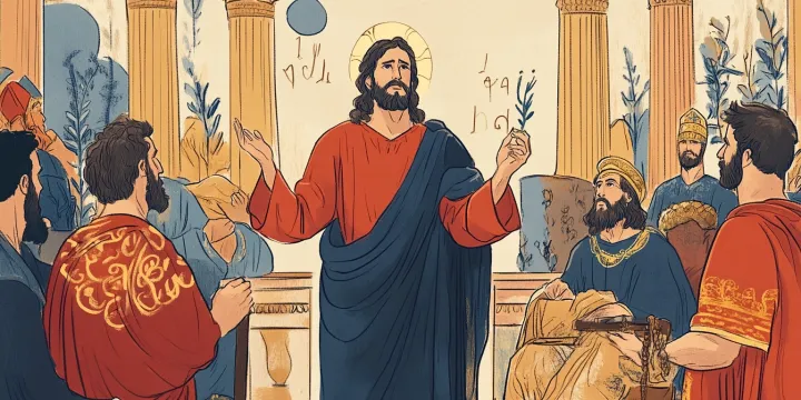 20250320 a renaissance style painting of jesus standing cal u1 (1)